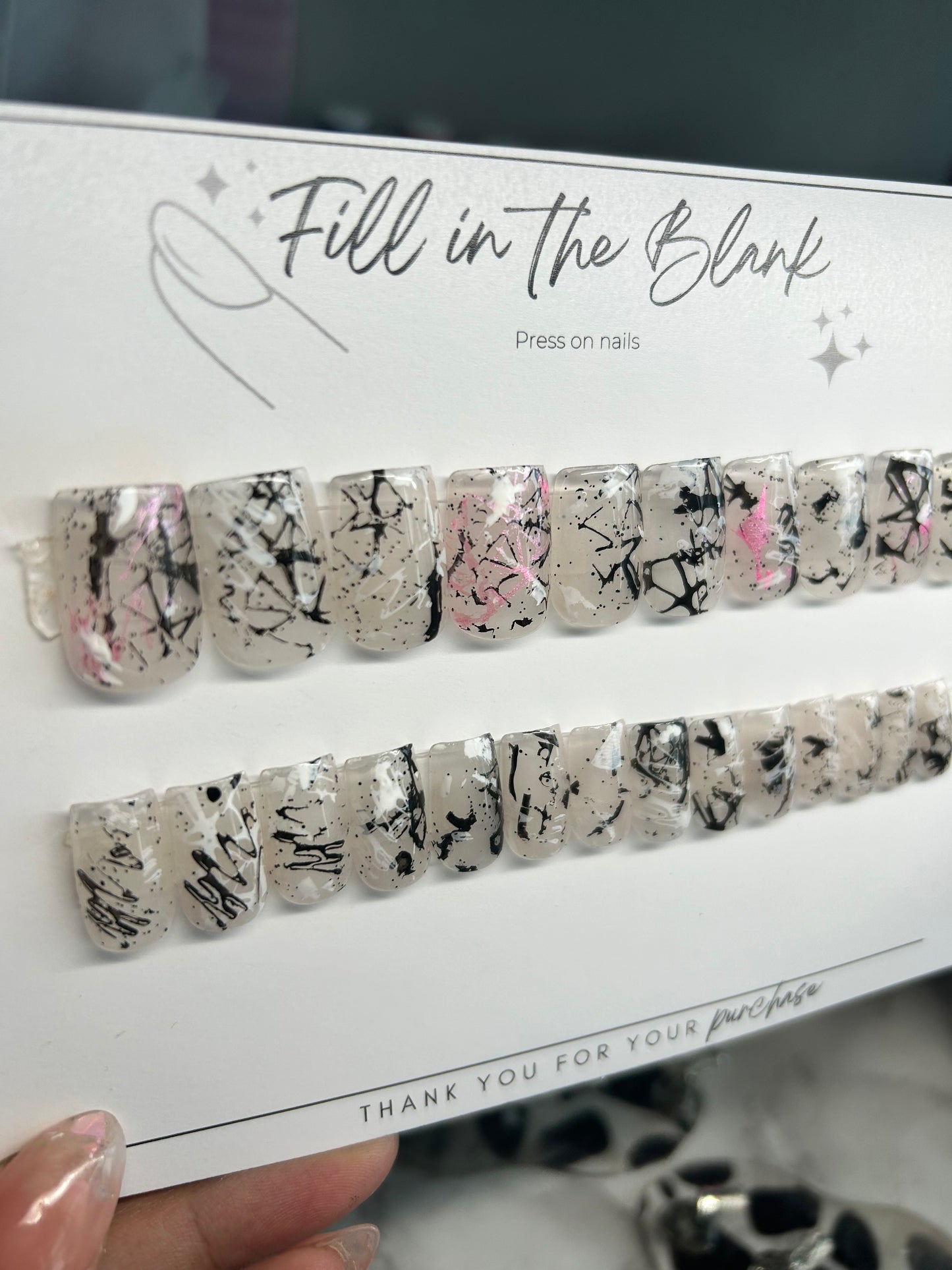 Hand Painted Nail Set