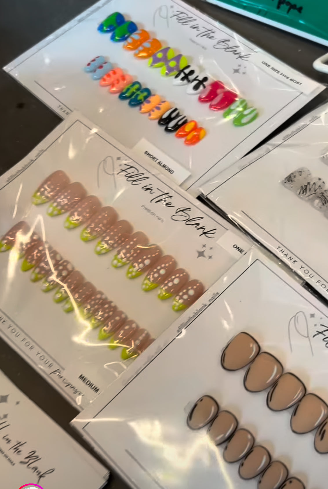 Hand Painted Nail Set