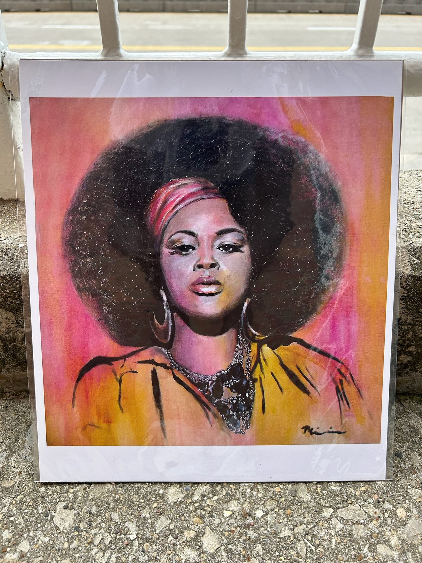 Jill Scott Glow by Minnie Watkins – Fine Art Print