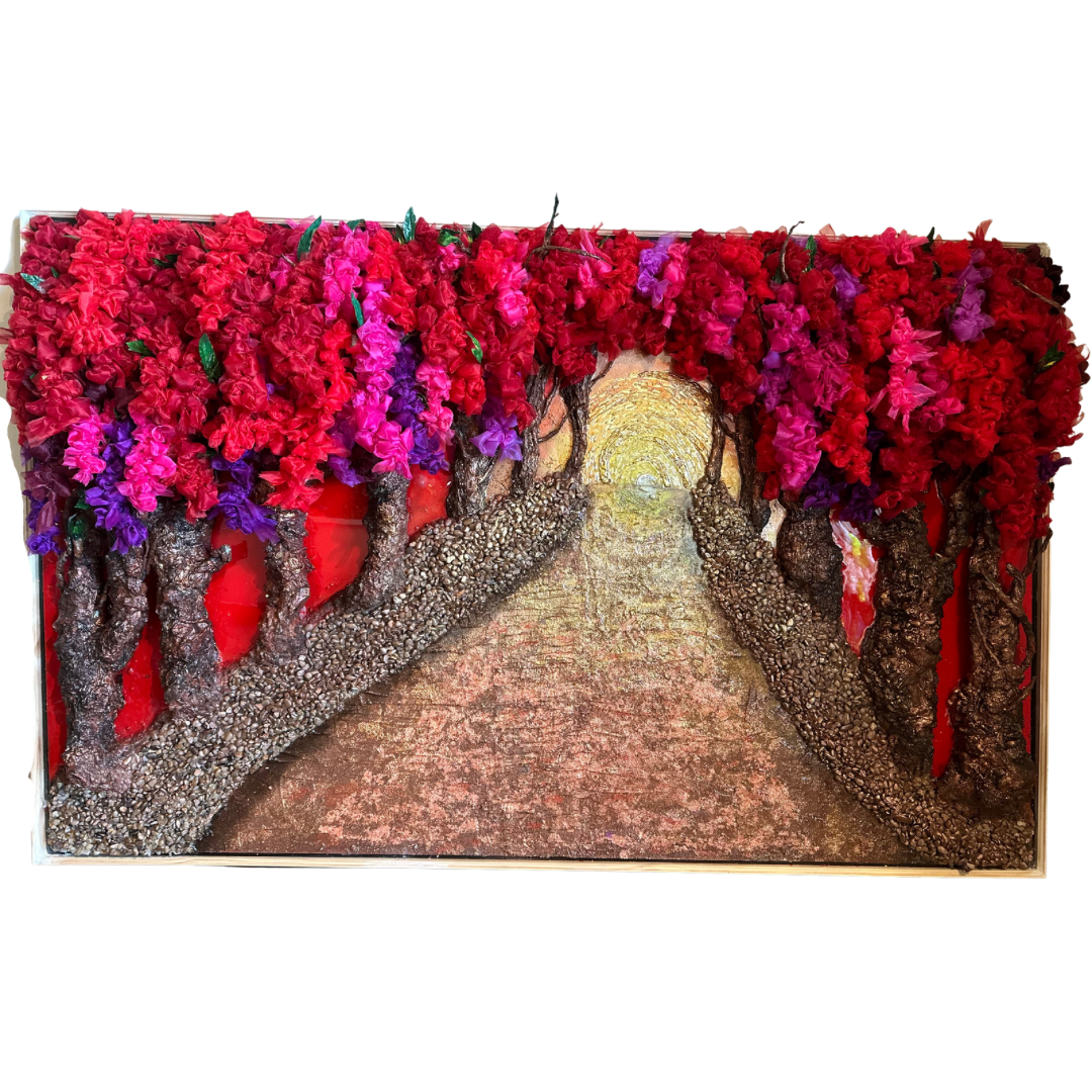 Faith Walk: Path To Love (3D Mixed Media)