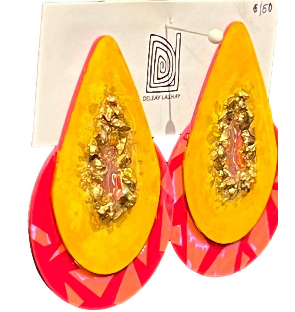 Handmade Earrings (Acrylic & Resin)