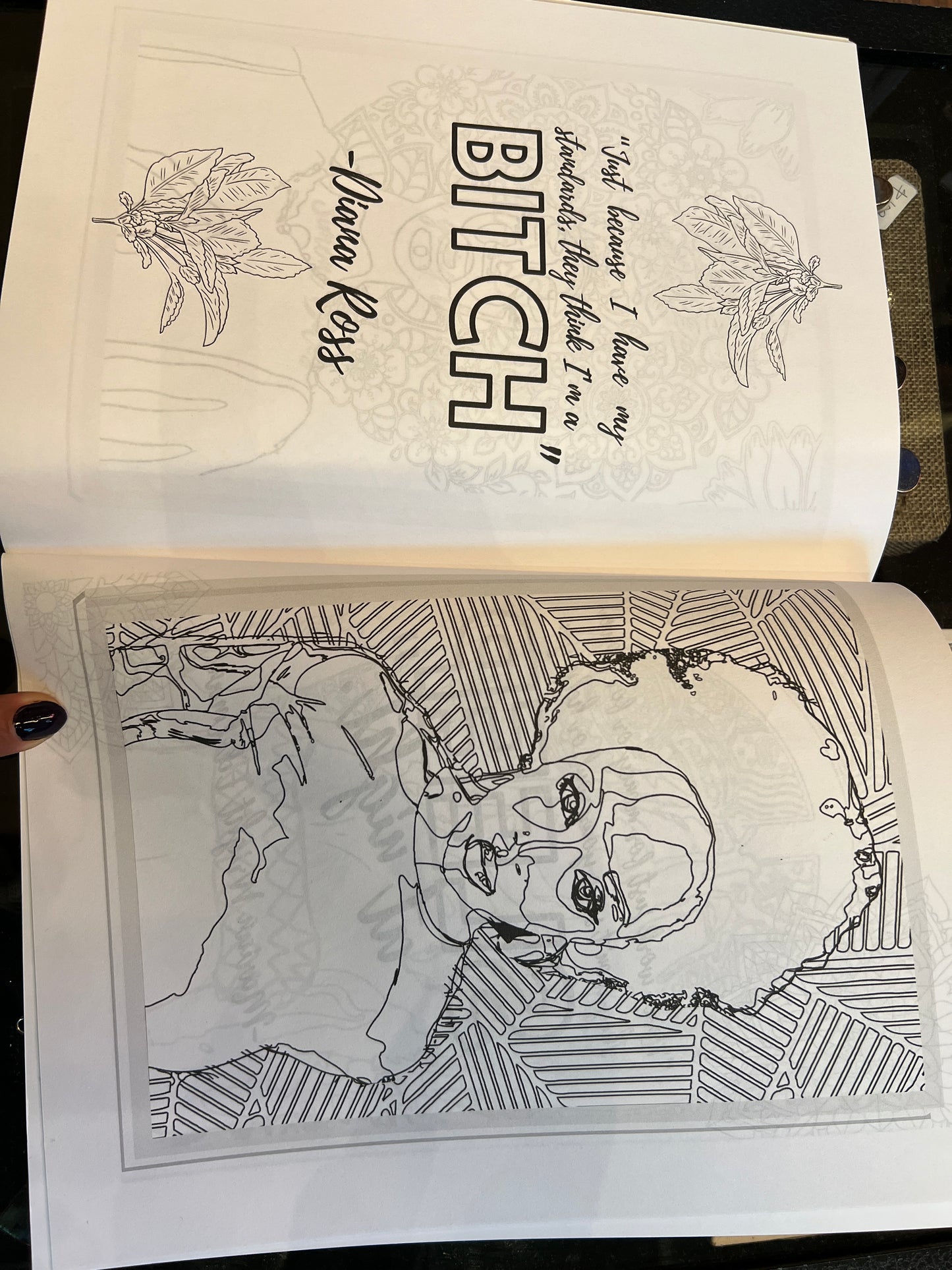Girl Hyeros (Adult Coloring Book)