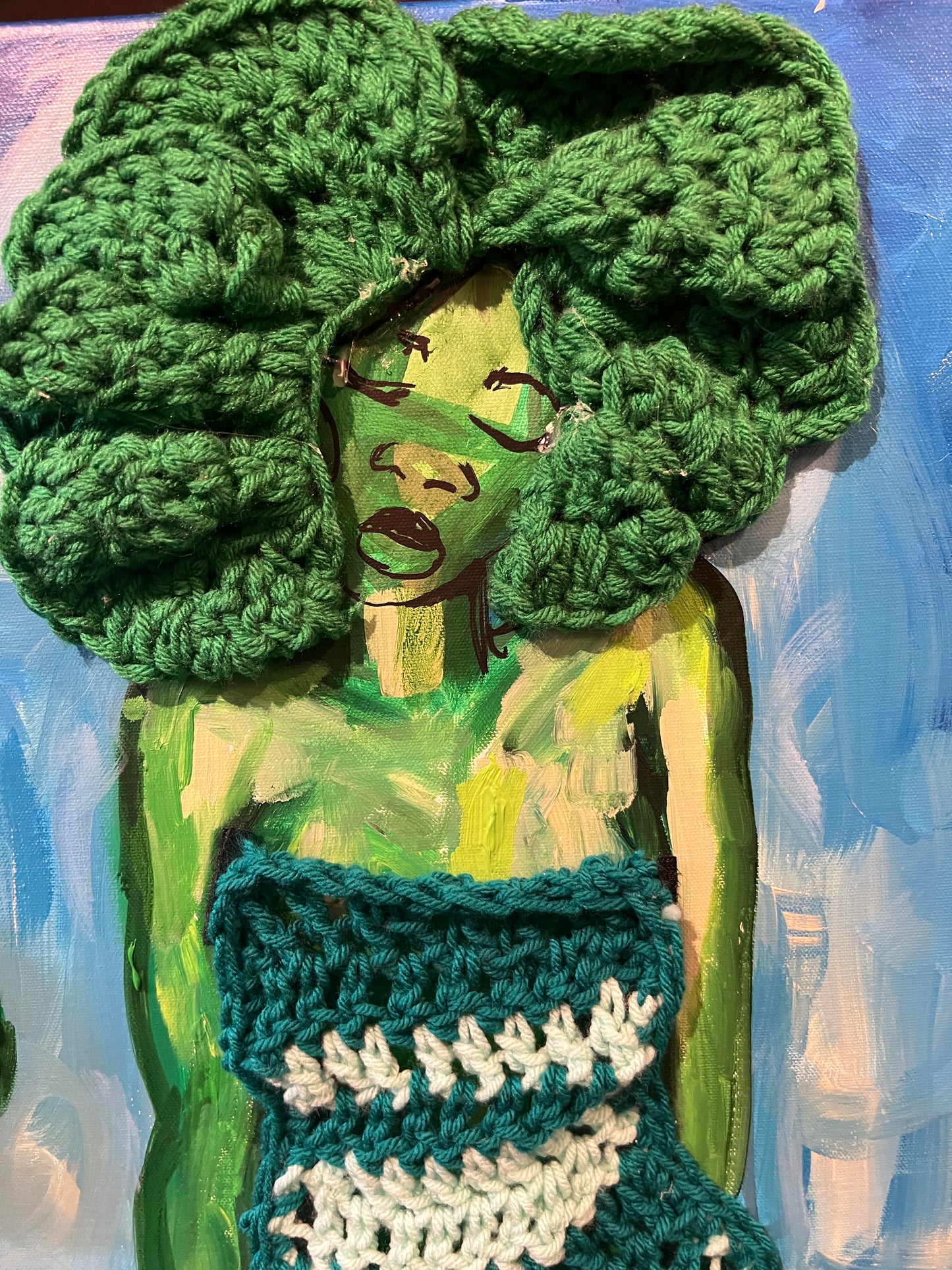 Shego (Mixed Media 3D Art)